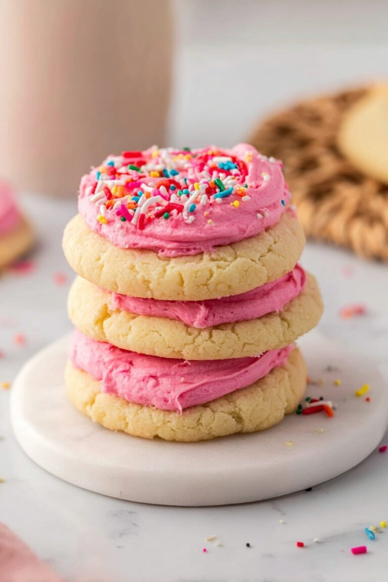 Soft Frosted Sugar Cookies Recipe