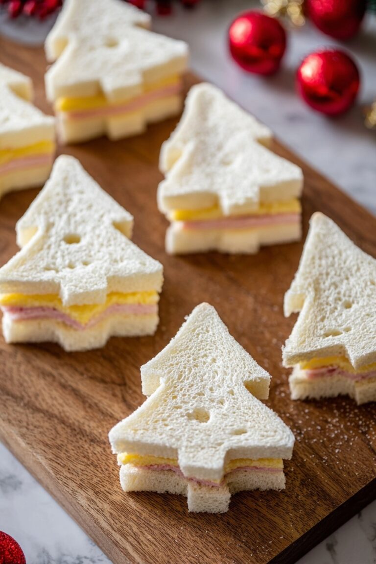 Christmas Tree Sandwiches Recipe
