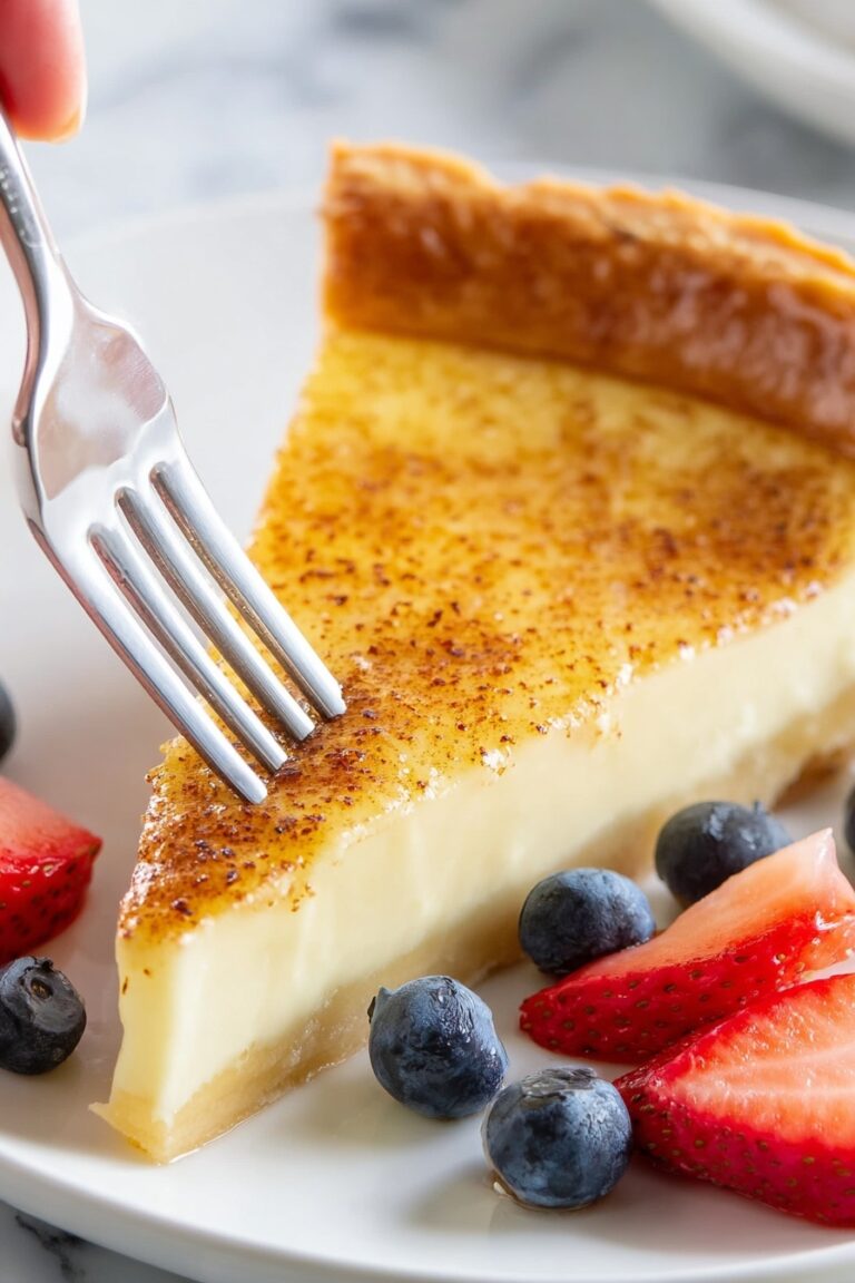 Egg Custard Pie Recipe