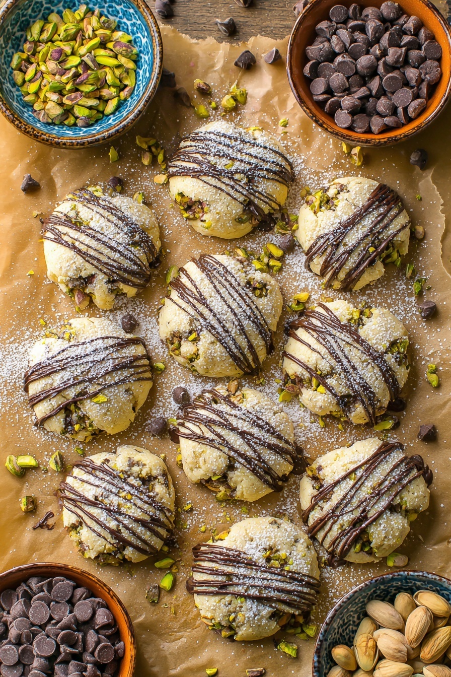 Cannoli Cookies with Pistachios and Chocolate Recipe - Recipe Step