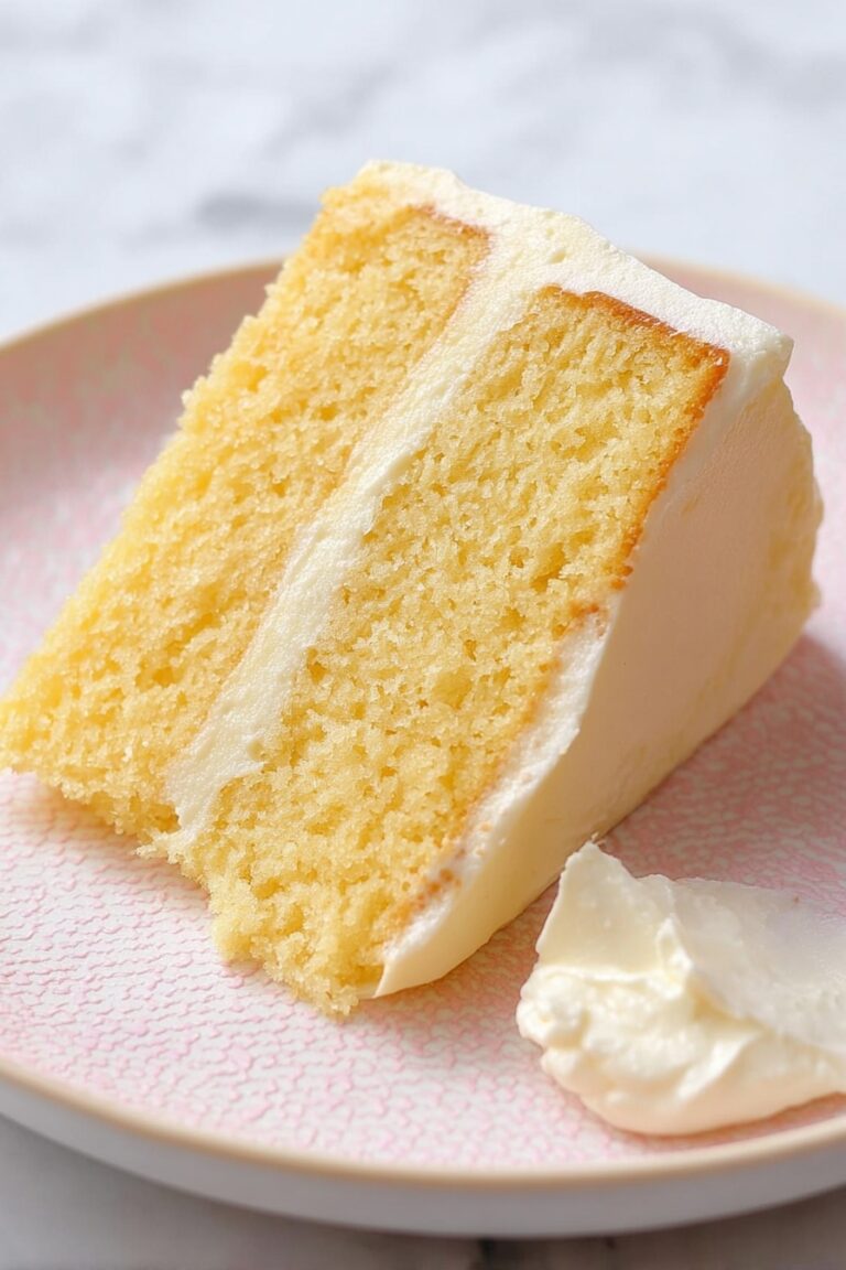 Vanilla Cake with Buttercream Recipe
