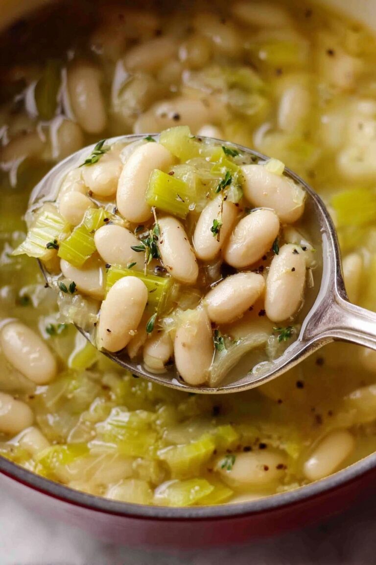 Creamy Butter Beans with Leeks Recipe