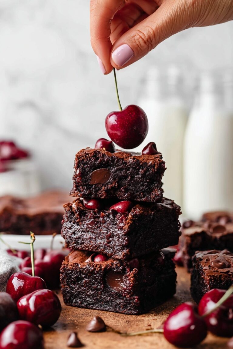 Chocolate Cherry Brownie Recipe