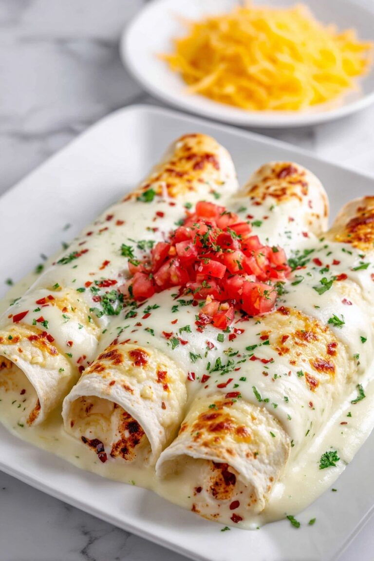 Queso Chicken Enchiladas Bake Recipe
