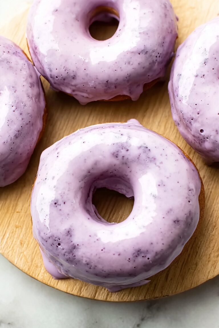 Wild Blueberry Baked Donuts Recipe