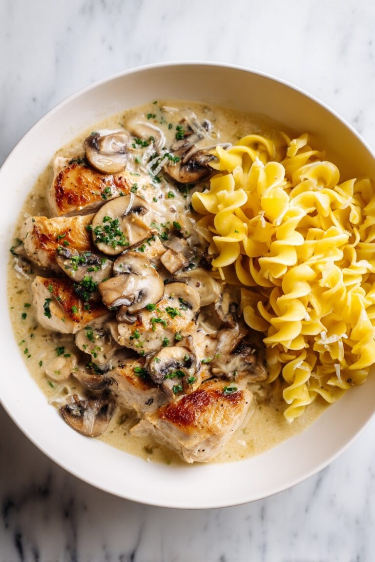 Chicken Mushroom Stroganoff Recipe