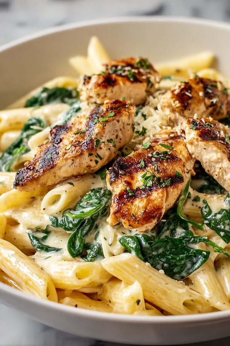 Garlic Parmesan Chicken Pasta Recipe