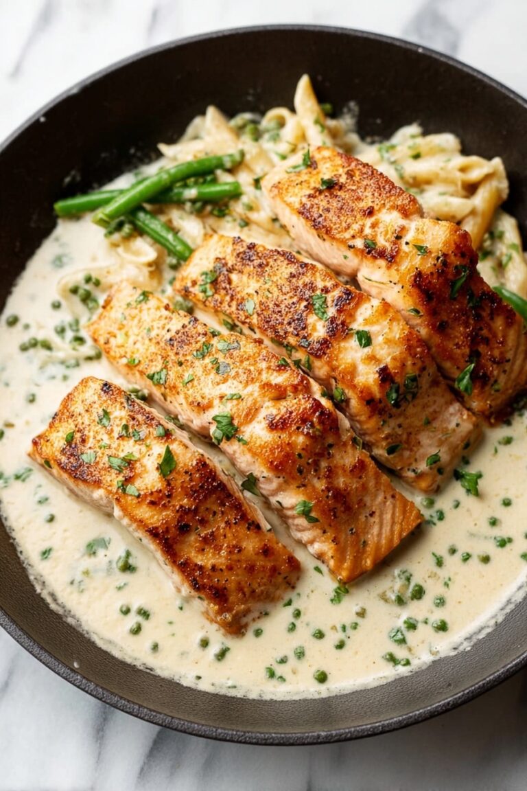 Creamy Boursin Salmon Recipe