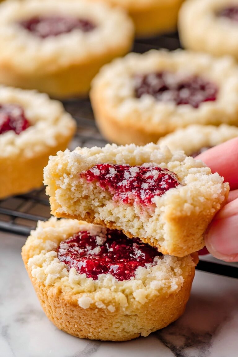 Raspberry Crumble Cookies Recipe