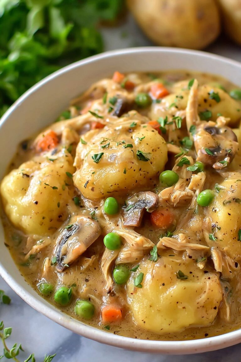 One-Pot Gnocchi Chicken Pot Pie Recipe