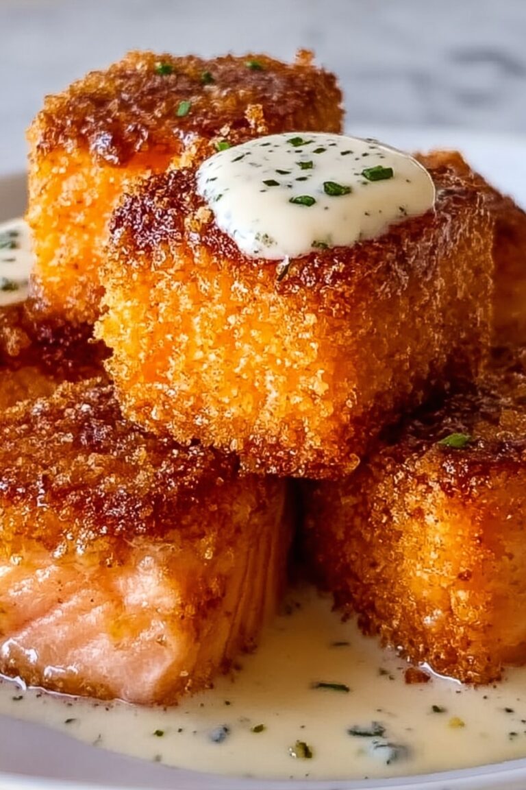 Crispy Bang Bang Salmon Bites Recipe