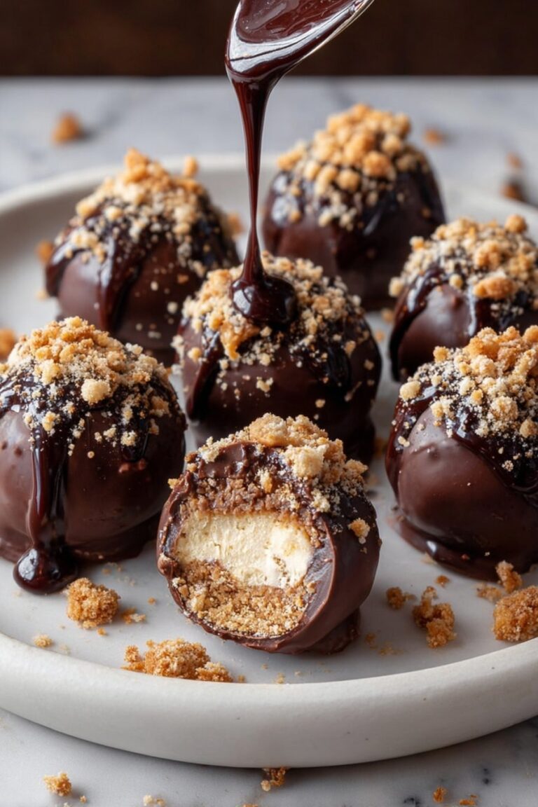 No Bake Peanut Butter Cheesecake Balls Recipe