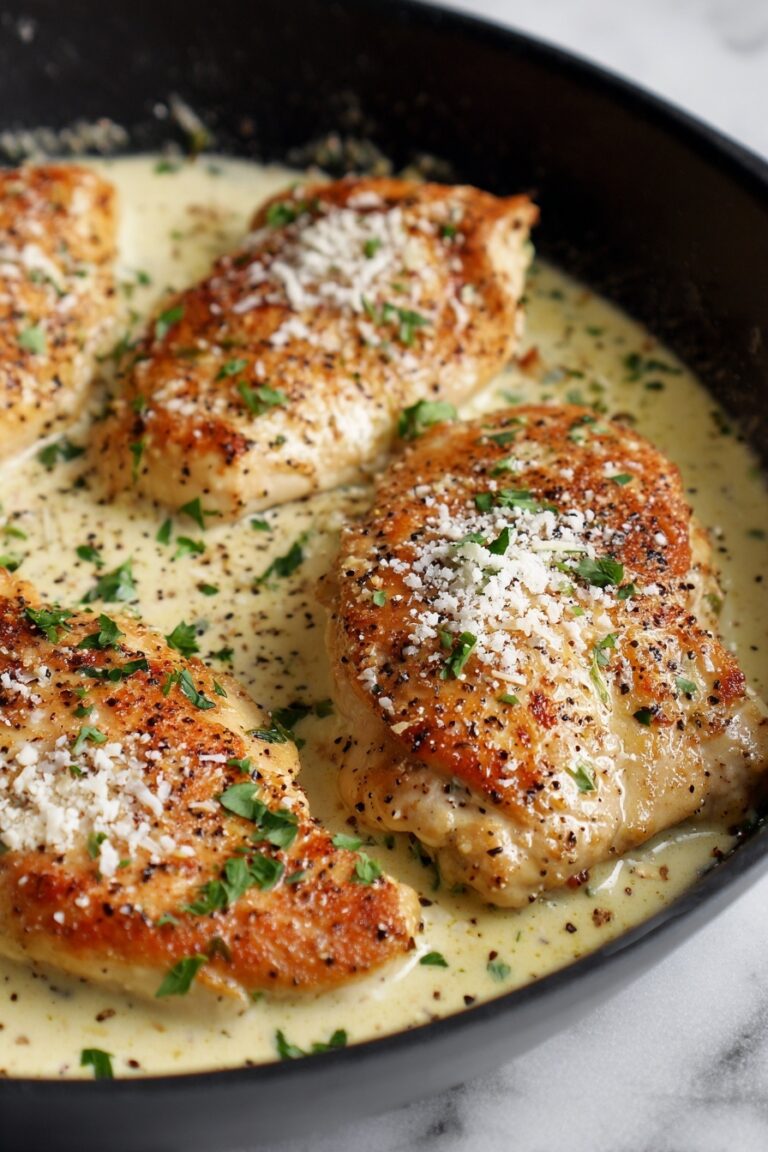 Creamy Garlic Parmesan Chicken Breasts Recipe
