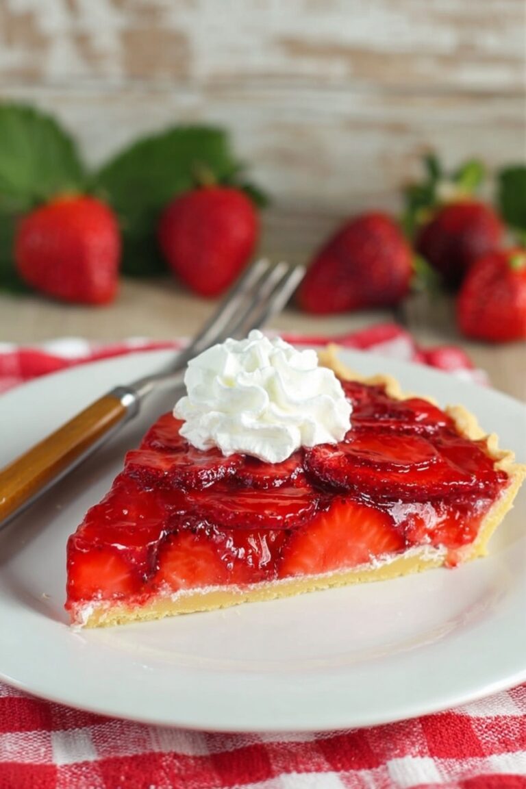 Strawberry Slab Pie with Jello Filling Recipe