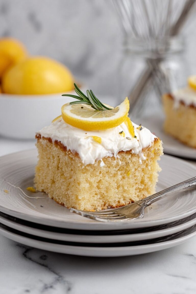 Lemon Rosemary Olive Oil Cake Recipe
