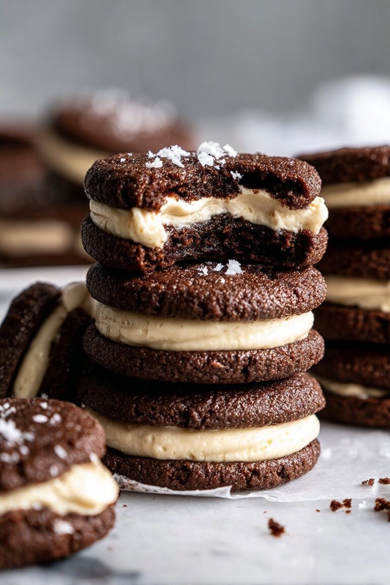 Brownie Cookie Sandwiches with Cookie Dough Buttercream Recipe